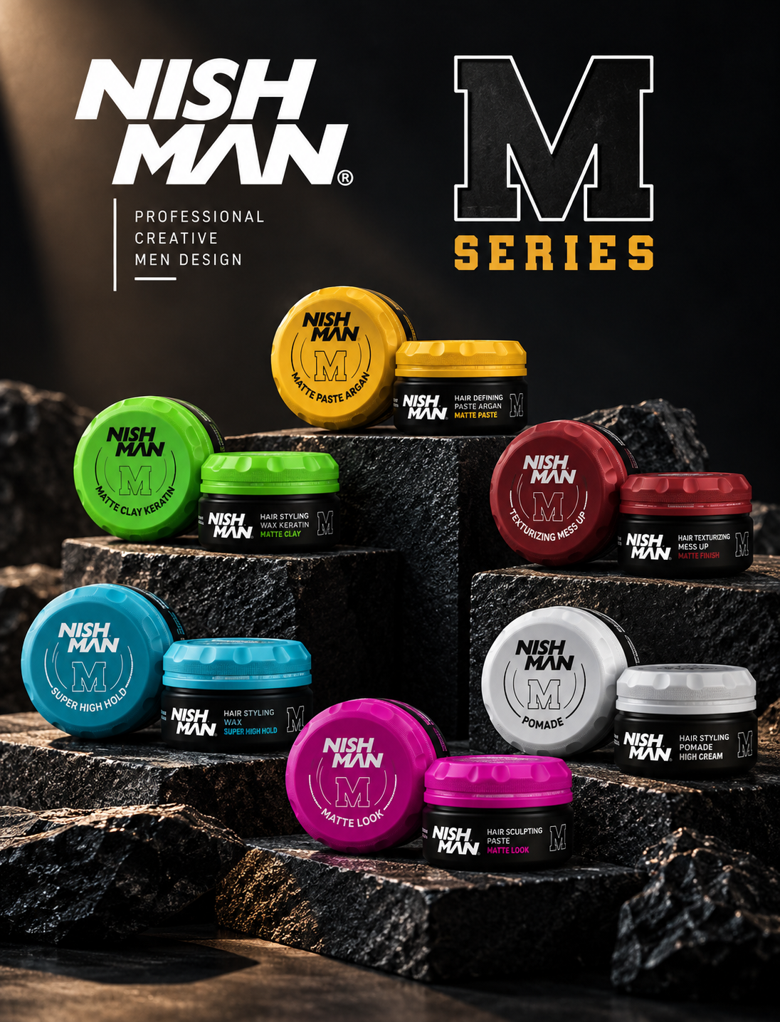 X24 Hair Wax Matte NishMan Mixt