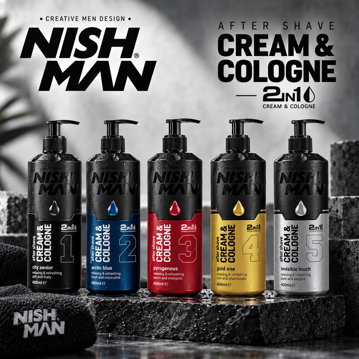 X24 NishMan After Shave Creame Cologne Mixt