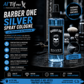 X24 Eau de Cologne BarberOne SILVER 400ML