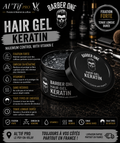 x24 BARBER ONE HAIR GEL KÉRATINE