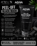 x12 AGIVA Peel-Off Black Mask – 150 ml