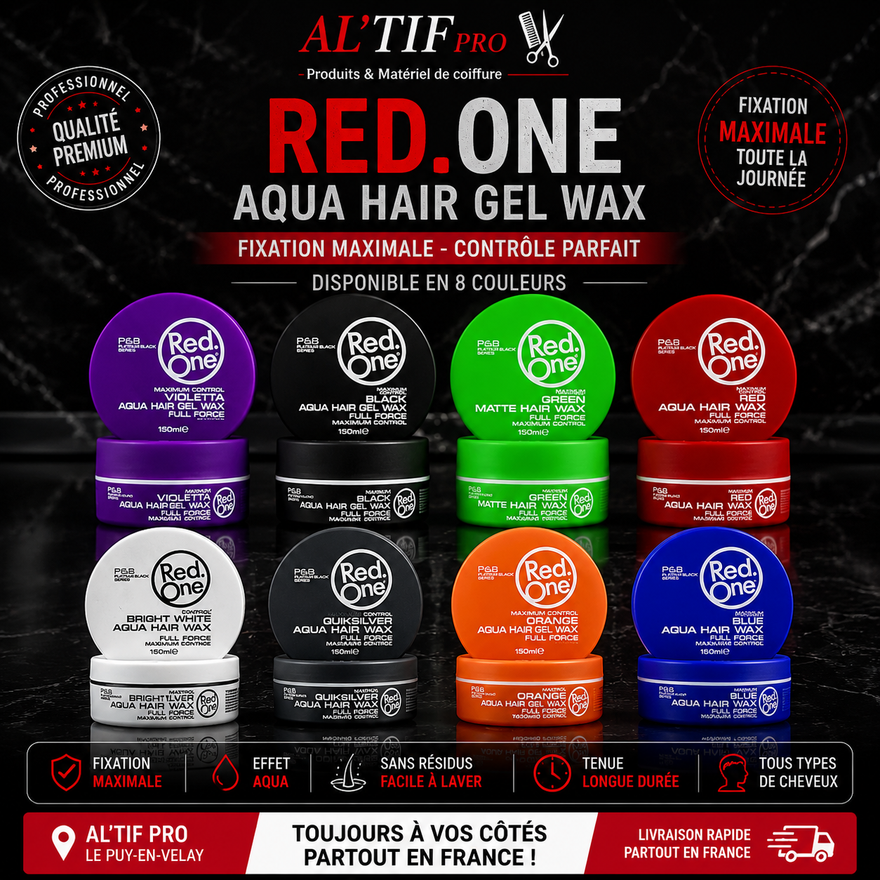 X48 HAIR WAX RedOne mélange