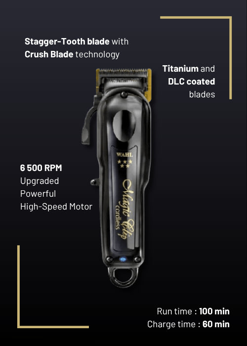 WAHL MAGIC CLIPS BLACK ÉDITION