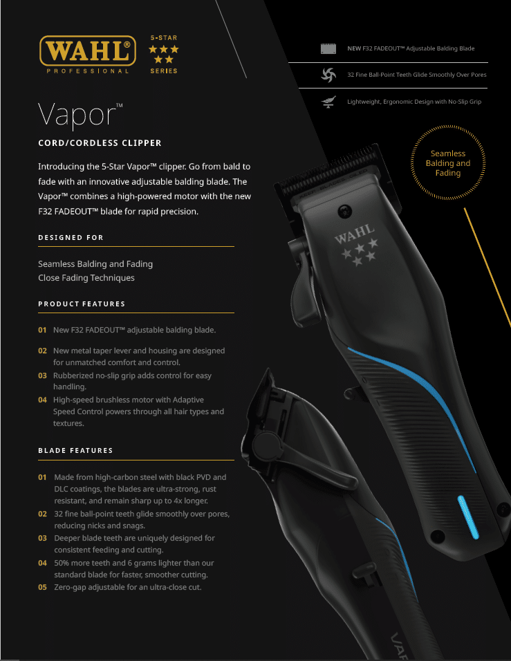 WAHL VAPOR